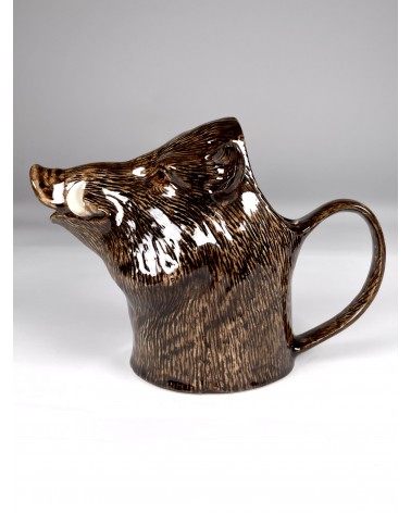 Small milk jug - Wild Boar Quail Ceramics small pitcher coffee mini milk jugs