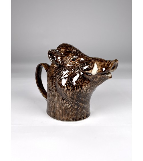 Small milk jug - Wild Boar Quail Ceramics small pitcher coffee mini milk jugs