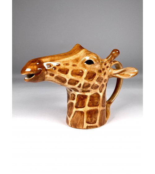 Small milk jug - Giraffe Quail Ceramics small pitcher coffee mini milk jugs