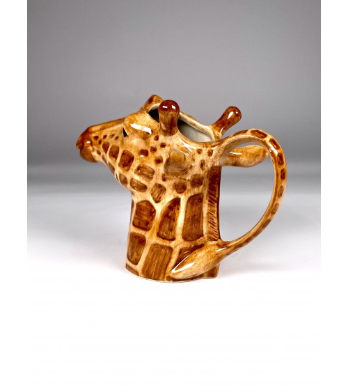 Small milk jug - Giraffe Quail Ceramics small pitcher coffee mini milk jugs