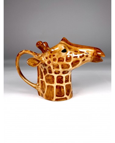 Small milk jug - Giraffe Quail Ceramics small pitcher coffee mini milk jugs