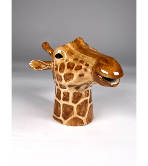 Small milk jug - Giraffe Quail Ceramics small pitcher coffee mini milk jugs