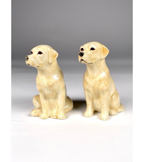 Goldener Labrador - Salz und Pfefferstreuer Quail Ceramics  pfeffer steuer salzpfeffersteuer set lustige kaufen