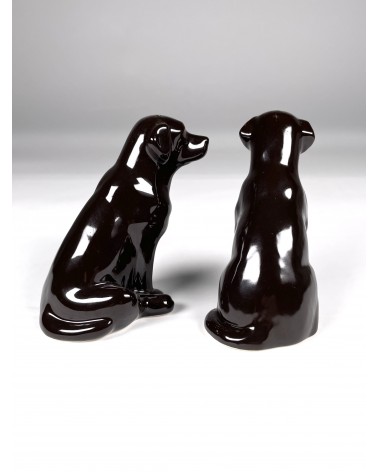 Labrador Marron - Salière et Poivrier Quail Ceramics design sel saliere poivrier salier poivrière