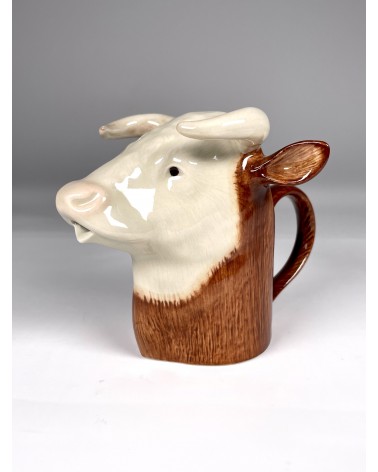 Lattiera piccola - Mucca Hereford Quail Ceramics brocca per latte lattiera caraffa latte piccola