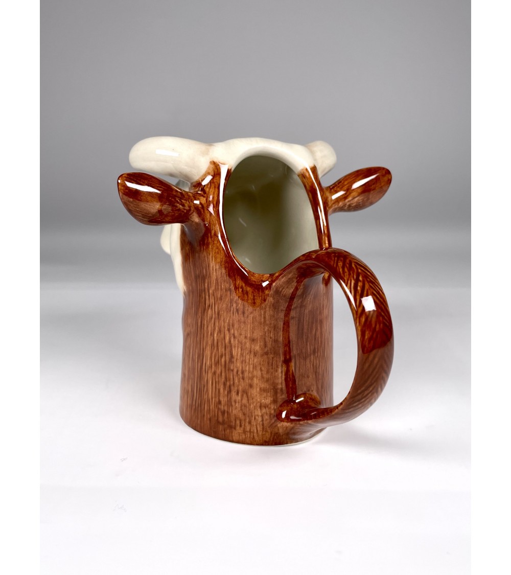 Lattiera piccola in ceramica - Mucca Hereford - Quail Ceramics