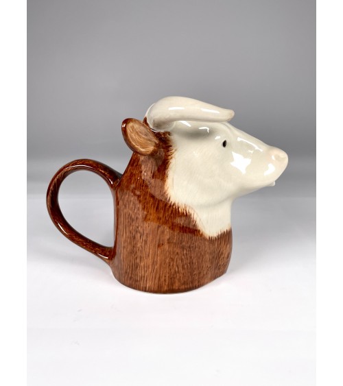 Petit pot à lait - Vache Hereford Quail Ceramics petit deco pichet carafe a lait
