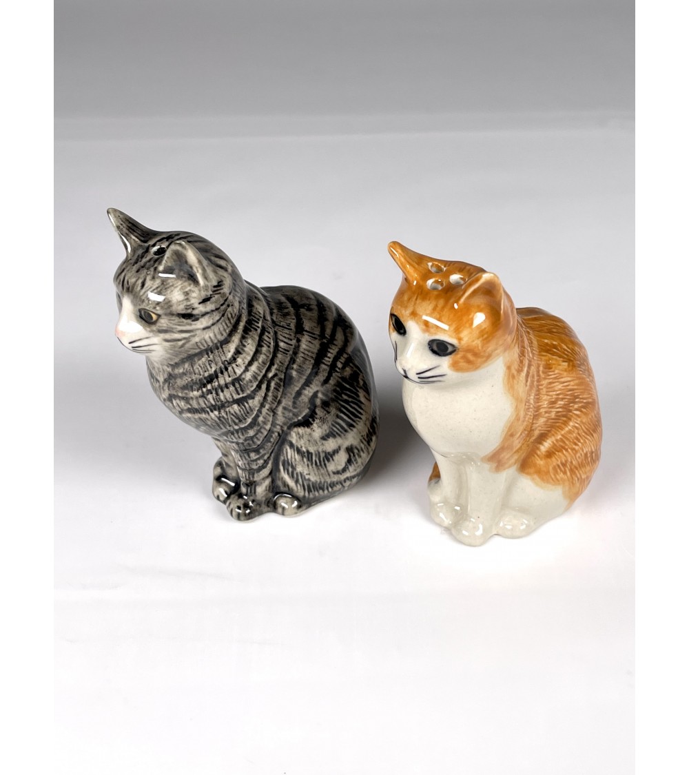Salt and pepper shaker Cat - Patience & Squash - Quail Ceramics
