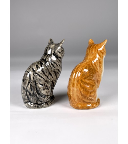 Patience & Squash - Katze Salz und Pfefferstreuer Quail Ceramics  pfeffer steuer salzpfeffersteuer set lustige kaufen