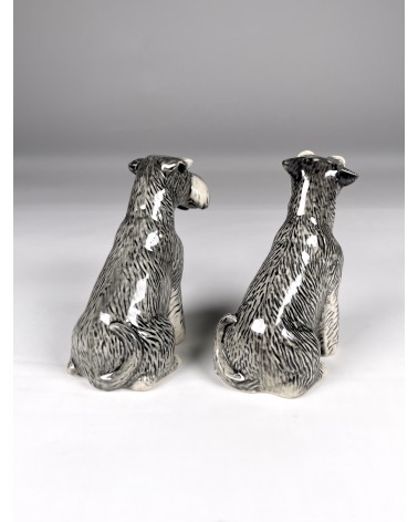 Schnauzer - Salière et Poivrier Quail Ceramics design sel saliere poivrier salier poivrière