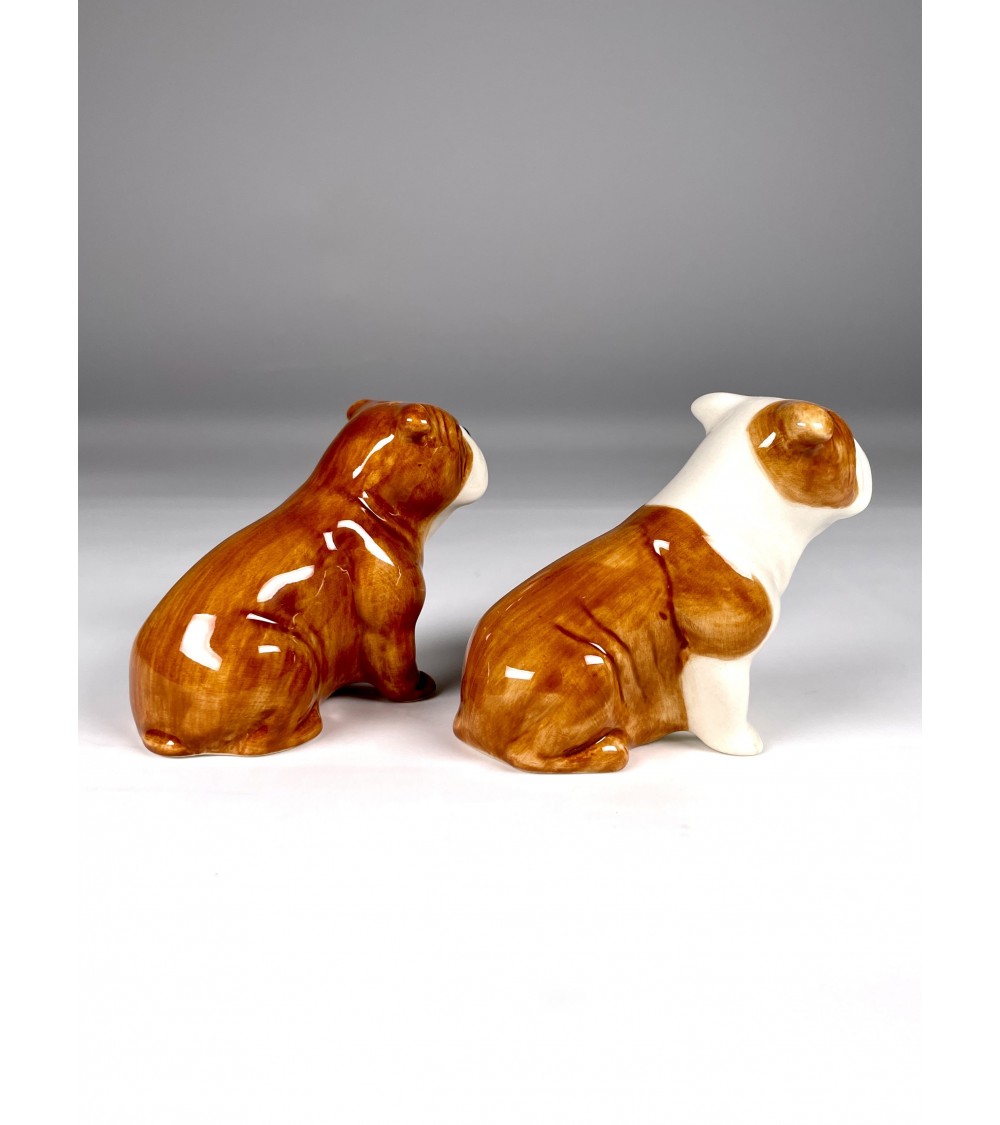 Bulgaro Inglese - Porta sale e pepe Quail Ceramics design da tavola saliera e pepiera