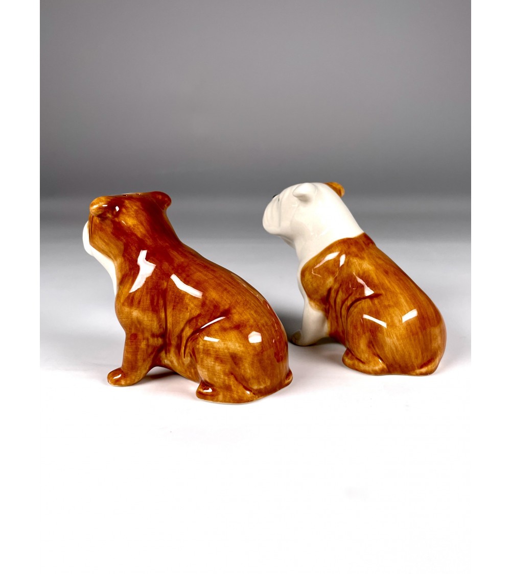 Bulgaro Inglese - Porta sale e pepe Quail Ceramics design da tavola saliera e pepiera