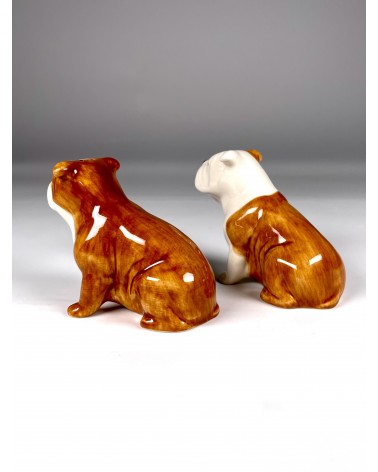 Bouledogue Anglais - Salière et Poivrier Quail Ceramics design sel saliere poivrier salier poivrière
