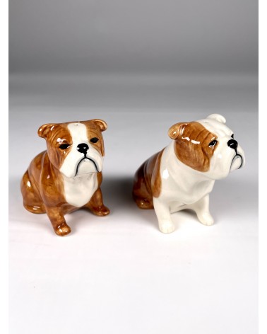 Bouledogue Anglais - Salière et Poivrier Quail Ceramics design sel saliere poivrier salier poivrière