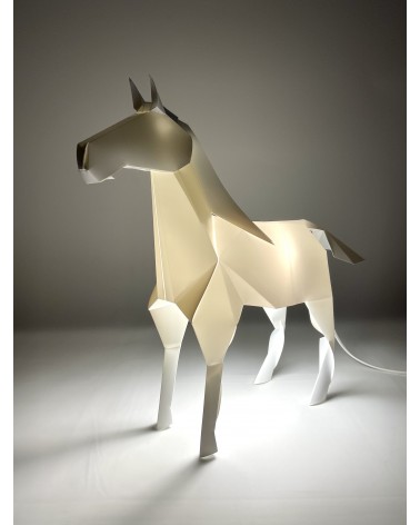Lampe Cheval - Luminaire animal à poser, lampe de chevet design Plizoo a poser de nuit led moderne originale design suisse