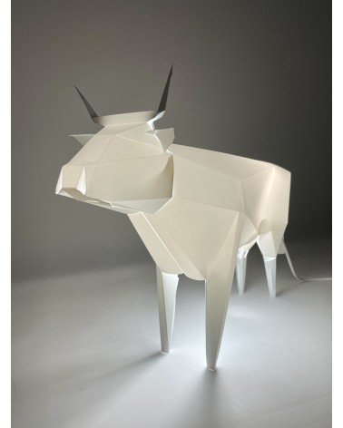 Lampada Mucca - Lampada da tavolo design animali Plizoo Lampade led design moderne salotto