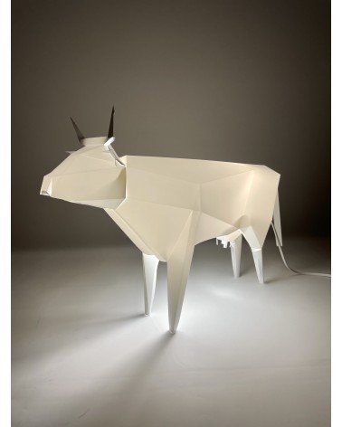 Lampada Mucca - Lampada da tavolo design animali Plizoo Lampade led design moderne salotto
