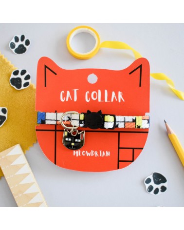 Cat Collar - Meowdrian Niaski original gift idea switzerland