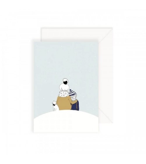 Greeting Card - Under The Snow - Boy My Lovely Thing Greeting Card design switzerland original