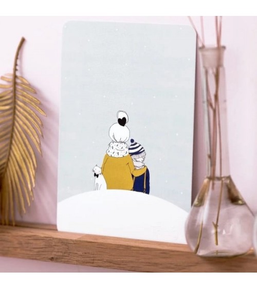 Biglietto d'auguri - Sotto la neve - Ragazzo My Lovely Thing spiritoso auguri buon compleanno matrimonio di nascita bimbo di ...