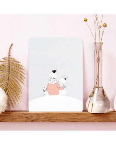 Greeting Card - Under The Snow - Girl My Lovely Thing happy birthday wishes for a good friend congratulations cards