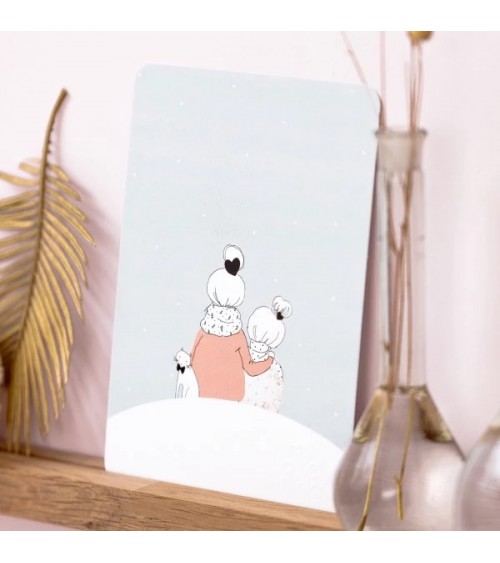 Greeting Card - Under The Snow - Girl My Lovely Thing happy birthday wishes for a good friend congratulations cards