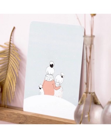 Greeting Card - Under The Snow - Girl My Lovely Thing happy birthday wishes for a good friend congratulations cards