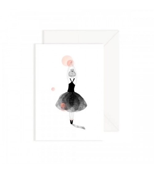 Grußkarte - Ballerina My Lovely Thing Grußkarten design Schweiz Original