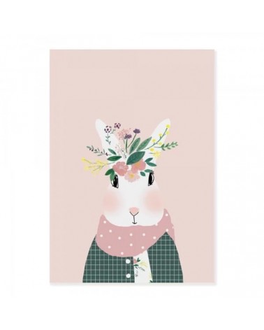 Miss Joséphine Aux Fleurs - Poster My Lovely Thing mural affiche posters muraux design deco salon cuisine chambre enfant