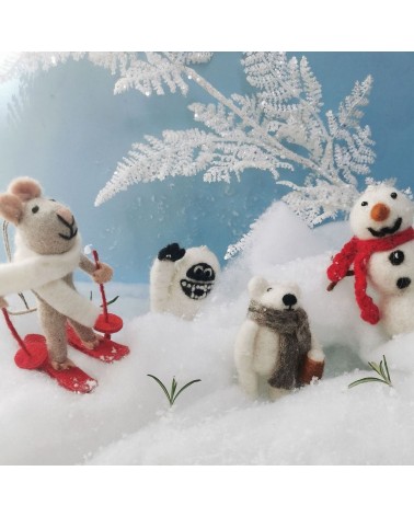 Marcel the Mouse - Christmas Tree Decoration Felt so good 2024 christmas decorations xmas tree decorations