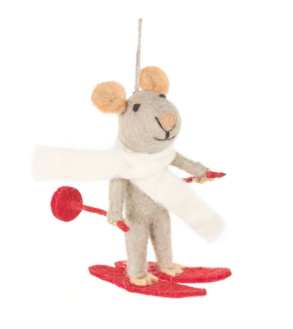 Marcel il topo - Decorazione natale Felt so good Decorazioni natalizie eleganti particolari decoro natale decorazione albero ...