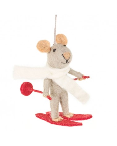 Marcel la souris - Décoration de Noël Felt so good decoration noel decor déco de noel 2024 maison fait main