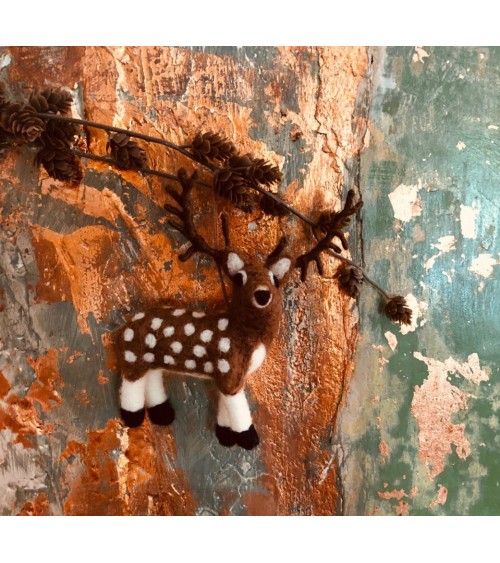 Hirsch - Weihnachtsdeko Felt so good Weihnachtsdekoration kaufen Weihnachtsbaum Deko Ideen 2024 Trend Deko zu weihnachten