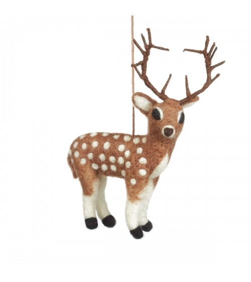 Cervo - Decorazione natalizia da appendere Felt so good Decorazioni natalizie design svizzera originale