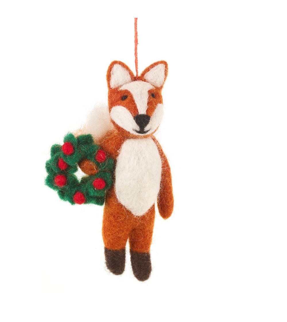 Finley, le renard festif - Décoration de Noël Felt so good decoration noel decor déco de noel 2024 maison fait main