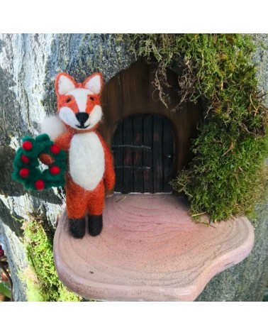Finley, le renard festif - Décoration de Noël Felt so good decoration noel decor déco de noel 2024 maison fait main