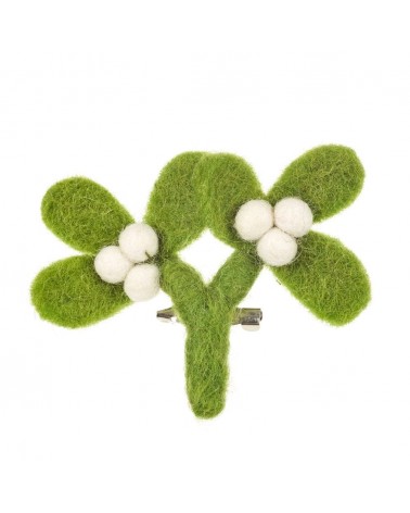 Felt Brooch - Mistletoe Felt so good broches and pins hat pin badges collectible