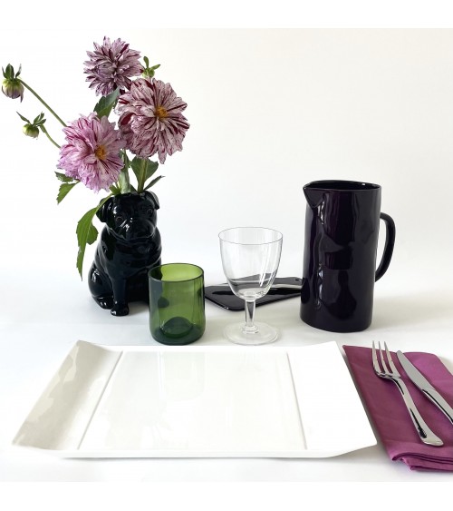 Rectangular plate - Drops & Clasp Serax