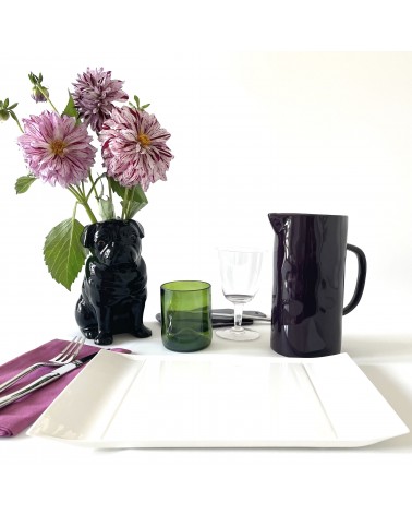 Rectangular plate - Drops & Clasp Serax