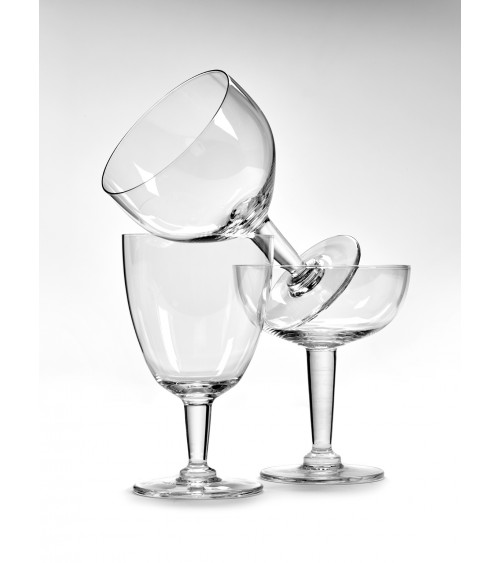 Set di 4 bicchieri da vino bianco - Take Time Serax moderni colorati particolari