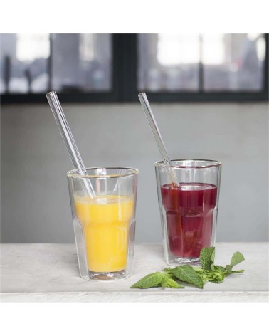 Glass straws for smoothies Serax Glass straws design switzerland original