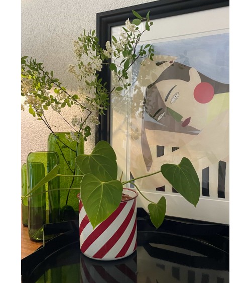 Petit pot de fleur en métal - Enamel Series Interior Serax Pots de fleurs design suisse original