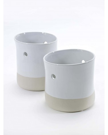 Pot de fleur - Bain Blanche Serax Pots de fleurs design suisse original