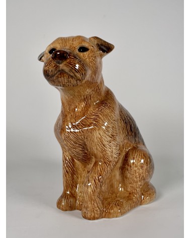 Vase à fleurs - Border Terrier Quail Ceramics design fleur décoratif original kitatori suisse