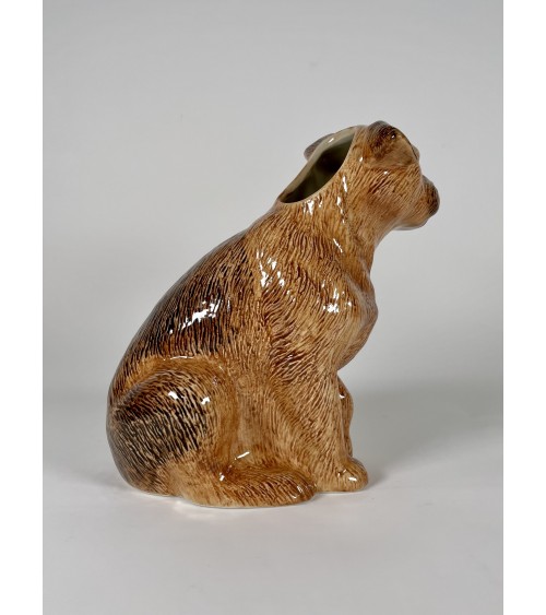 Flower Vase - Border Terrier Quail Ceramics table flower living room vase kitatori switzerland