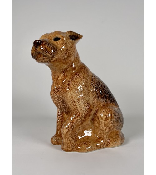 Vase à fleurs - Border Terrier Quail Ceramics design fleur décoratif original kitatori suisse