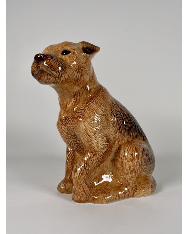 Vase à fleurs - Border Terrier Quail Ceramics design fleur décoratif original kitatori suisse
