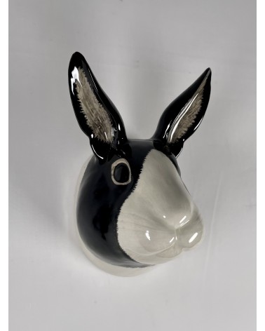 Lapin - Petit vase mural Quail Ceramics design fleur décoratif original kitatori suisse