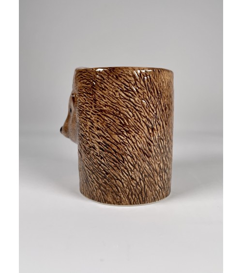 Hedgehog - Animal Pencil pot & Flower pot Quail Ceramics pretty pen pot holder cutlery toothbrush makeup brush