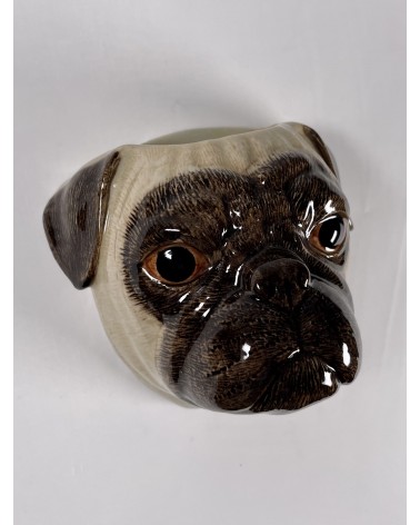 Carlino Fulvo - Piccolo vaso da parete Cane Quail Ceramics vasi eleganti per interni per fiori decorativi design kitatori svi...